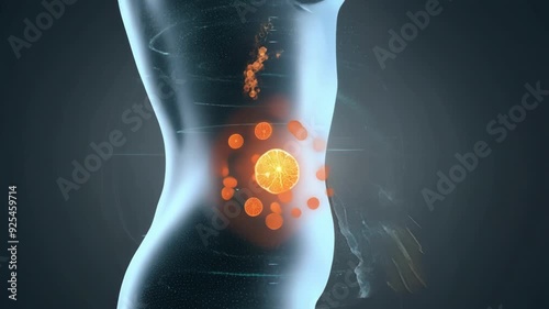 Experience the power of the bodys natural fatburning abilities through this realistic 3D visualization. photo