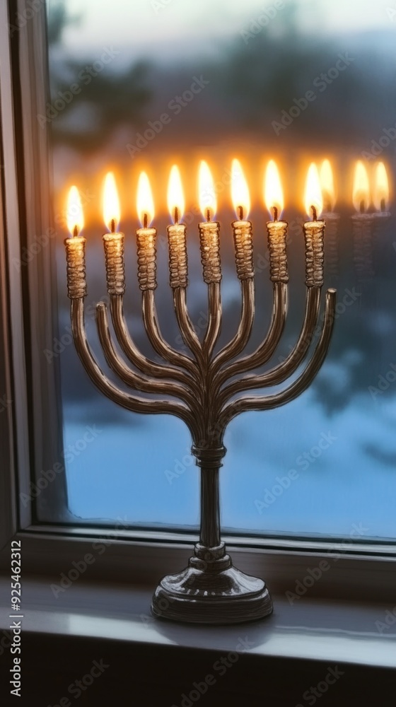 Menorah Festival of Lights Judaism Religion Spiritual Symbol Menorah Festival of Lights Judaism Religion Spiritual Symbol