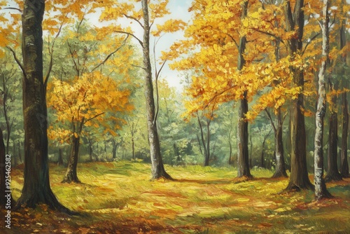 Autumn Forest Scene