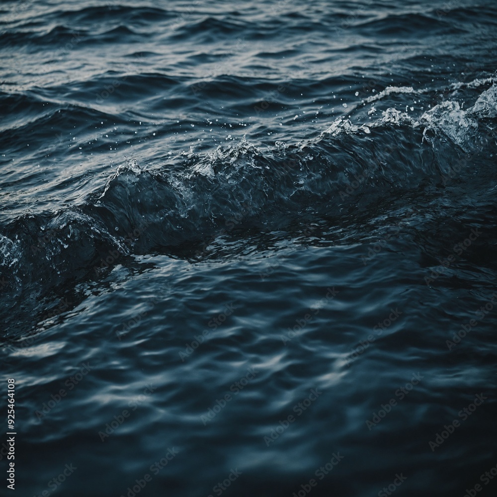 Obraz premium Gentle waves lapping against a rocky shore with a dramatic sunset sky