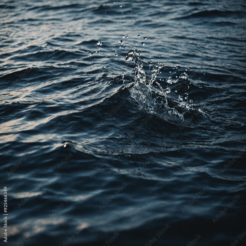 Obraz premium Gentle waves rolling over a sandy beach with a vibrant sunset casting a warm glow on the water’s surface