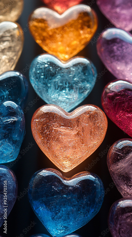 Obraz premium candy hearts