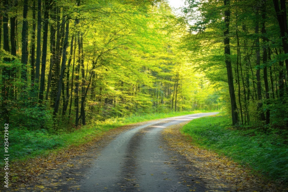 Fototapeta premium Serene Forest Path