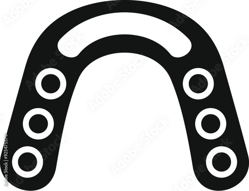 Black removable denture is designed to replace missing teeth and provide a confident smile