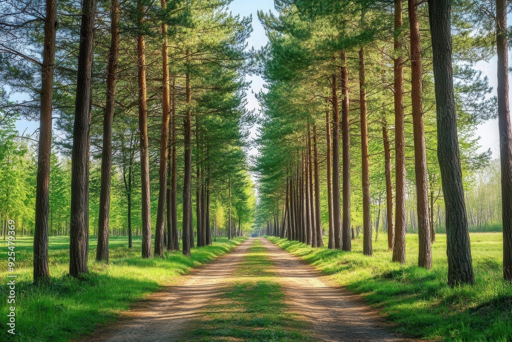 Obraz premium Peaceful Forest Path