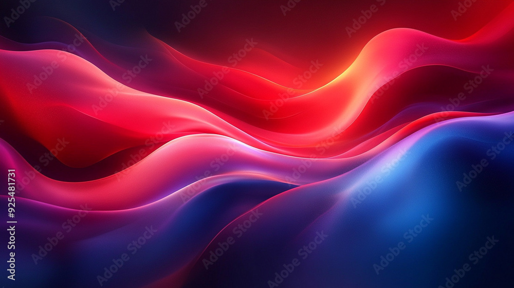 Obraz premium blue and red abstract background