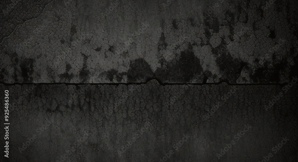 Obraz premium Abstrato fundo cinza escuro e preto com design 3D em camadas cortadas e espaço para texto 