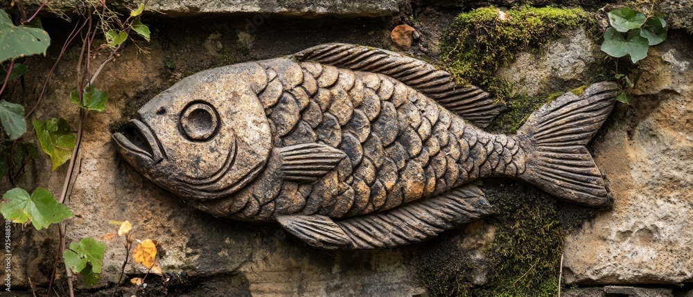 Fish Ichthys Hidden Message Christianity Religion Spiritual Symbol Fish Ichthys Hidden Message Christianity Religion Spiritual Symbol