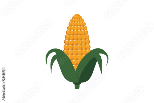 On white background, a modern cartoon flat icon vector