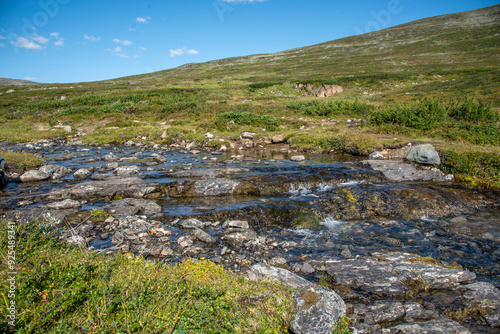 Small stream in Finnish Lapland