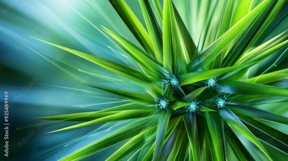 Obraz premium bioengineering ecosystem with advanced biotechnological structures adapting and evolving in a simulated environment
