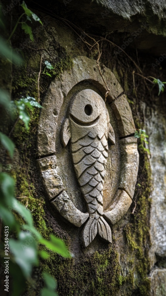 Fish Ichthys Hidden Message Christianity Religion Spiritual Symbol