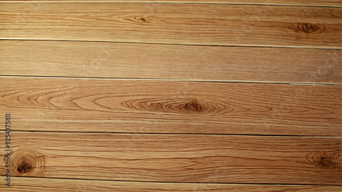 Wallpaper Mural Wooden Planks with Knots, Light Brown Texture Torontodigital.ca