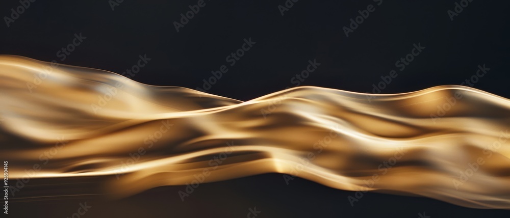 Flowing golden light moves in a seamless pattern against a dark backdrop, creating a dynamic and captivating abstract. Flowing golden light moves in a seamless pattern against a dark backdrop, creating a dynamic and captivating abstract.