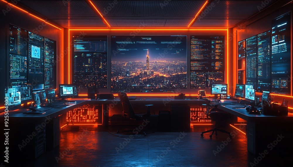 Next-Generation Network Security: Safeguarding Connectivity in a Digital Era, scene includes security analysts monitoring real-time data Next-Generation Network Security: Safeguarding Connectivity in a Digital Era, scene includes security analysts monitoring real-time data
