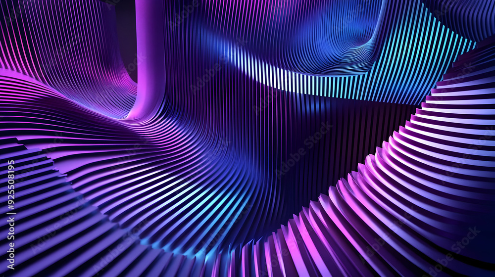 Abstract waves of vibrant colors and lines creating a dynamic visual experience. Abstract waves of vibrant colors and lines creating a dynamic visual experience.