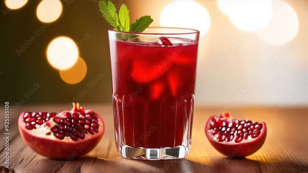 fresh pomegranate juice in glass fresh pomegranate juice in glass