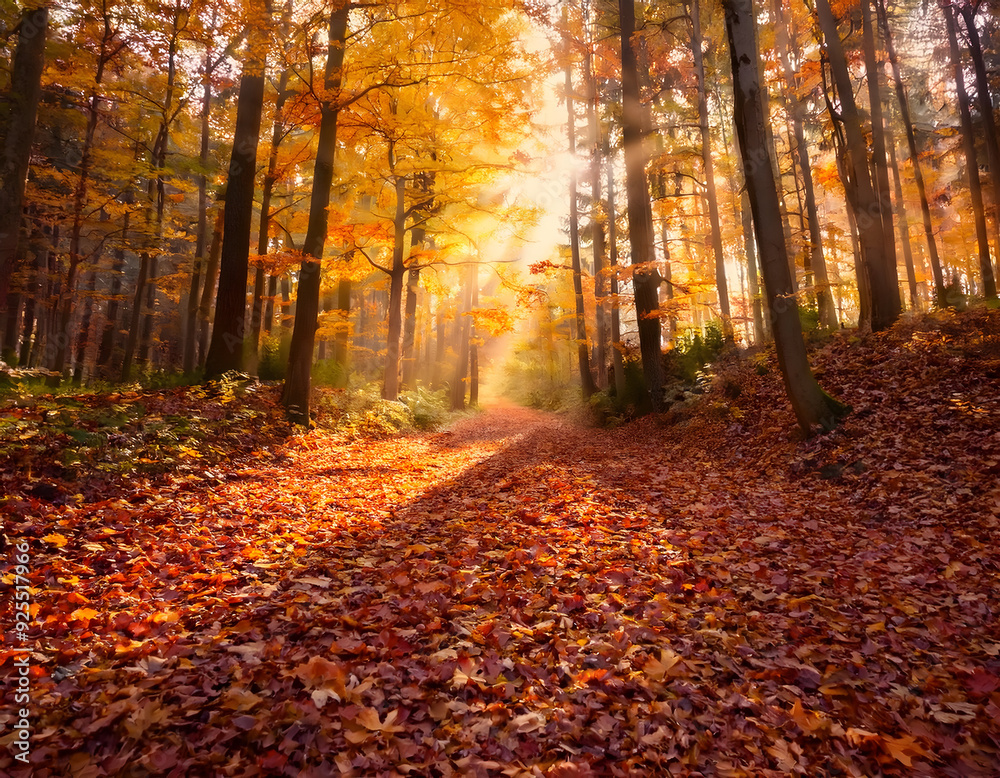 autumn in the forest autumn in the forest