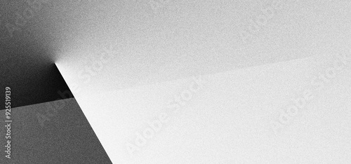 Black white grainy background, monochrome gray noisy texture dark grunge banner, header poster cover backdrop design