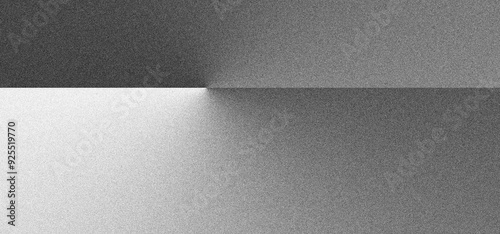 Black white grainy background, monochrome gray noisy texture dark grunge banner, header poster cover backdrop design photo