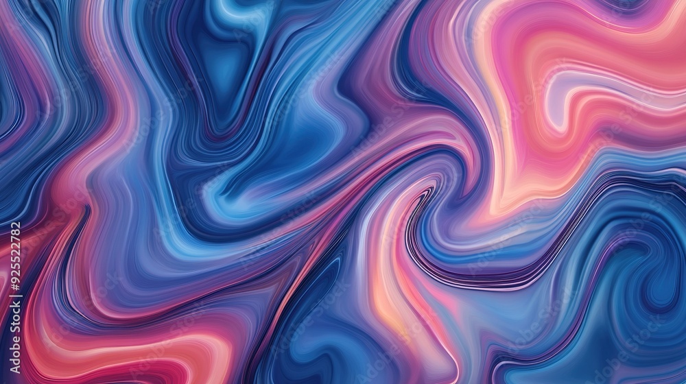 Abstract swirling patterns in vibrant blue and pink hues create a mesmerizing visual display Abstract swirling patterns in vibrant blue and pink hues create a mesmerizing visual display