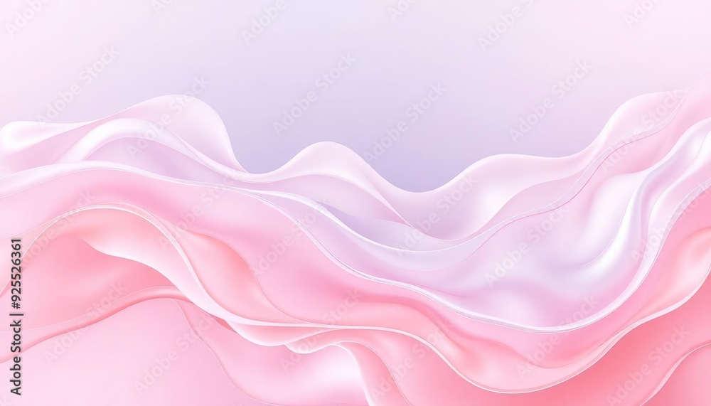 Soft and liquid color waves background, ai