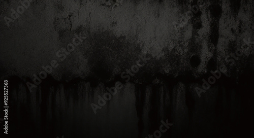 Fondo de hormigón con textura grunge negro oscuro. Panorama de fondo o textura de pizarra negra gris oscuro. Textura de hormigón negro vectorial. Fondo de pared de piedra.	