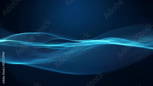 Perfect for a futuristic or techthemed event this background features animated blue particles moving in a synchronized pattern.