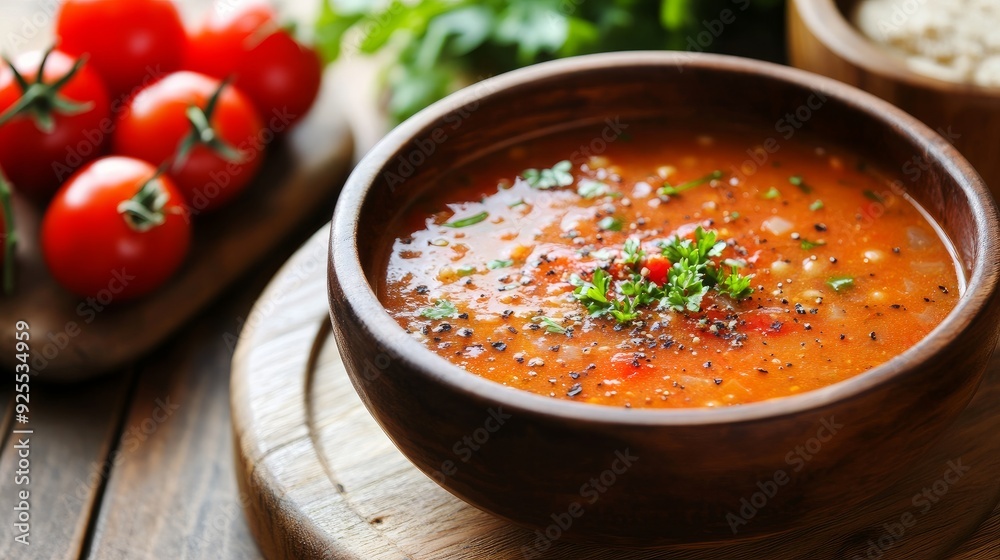 Tarhana soup. This soup is a particular variety of wholesome and nourishing turkey soup. Generally speaking, Anatolian people eat a lot of this delicious soup. Tomatoes, onions, red peppers, and flour Tarhana soup. This soup is a particular variety of wholesome and nourishing turkey soup. Generally speaking, Anatolian people eat a lot of this delicious soup. Tomatoes, onions, red peppers, and flour