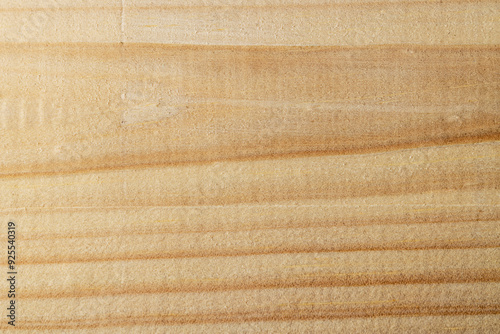 edged board made of pine wood for construction works photo