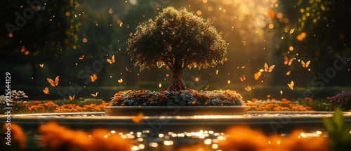 Tree of Life Garden Sanctuary Various Judaism, Christianity, Kabbalah Religion Spiritual Symbol