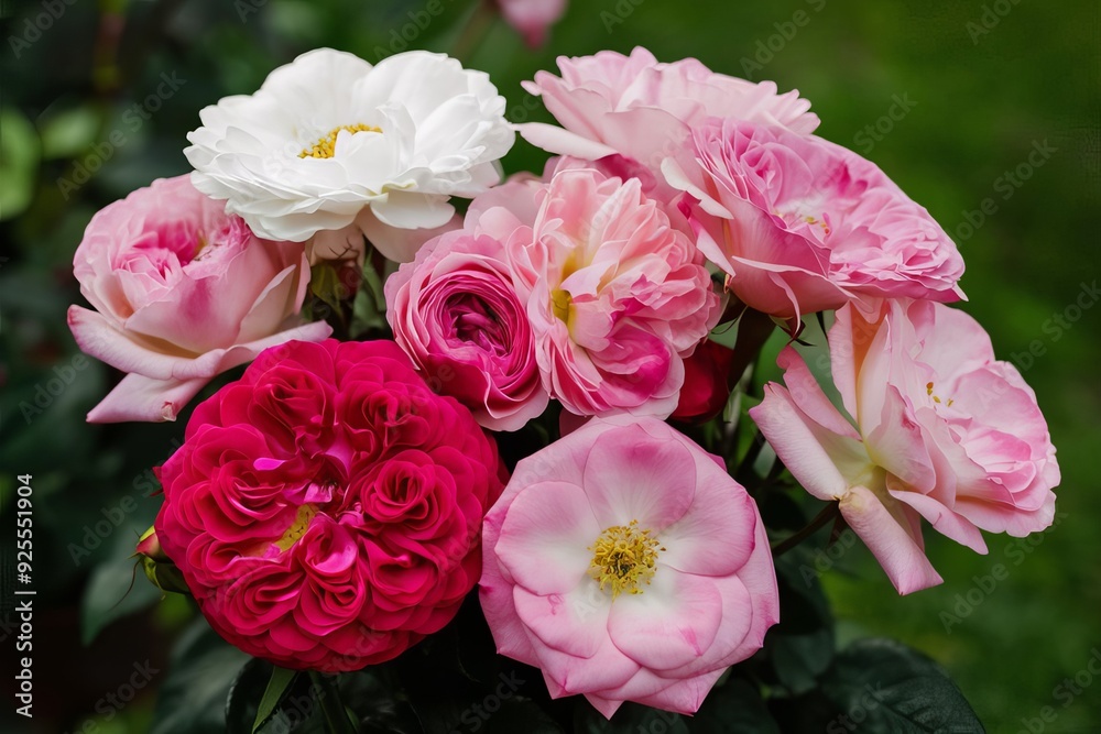 bouquet of pink roses in vase bouquet of pink roses in vase