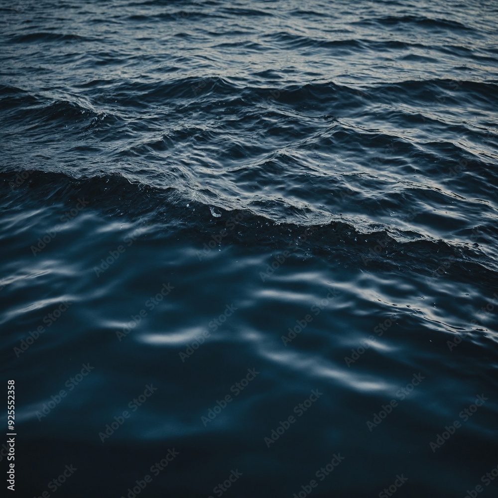 Fototapeta premium The still surface of a lake reflecting the bright colors of autumn leaves and the soft light of the setting sun