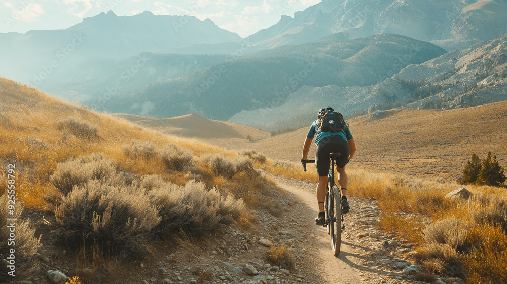 hiker in the mountains