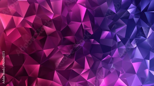 Vibrant abstract background featuring dynamic polygons in shades of pink and purple, perfect for modern designs and presentations.