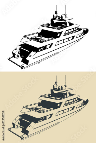 Luxury yacht