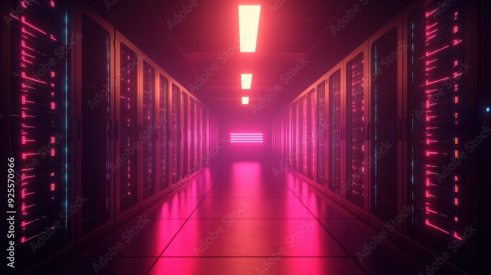 A 3D rendering of a server room with glowing virtual servers, symbolizing the shift to virtualization. A 3D rendering of a server room with glowing virtual servers, symbolizing the shift to virtualization.