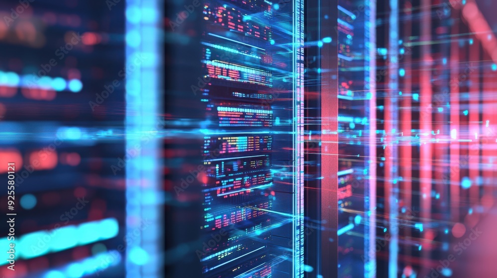 A digital rendering of a virtual server network with layers of data connections, representing the flexibility of virtualization. A digital rendering of a virtual server network with layers of data connections, representing the flexibility of virtualization.