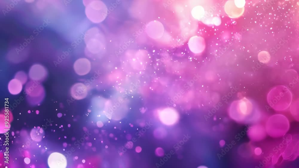 Ethereal bokeh with pink and purple hues slow motion video backgrounds