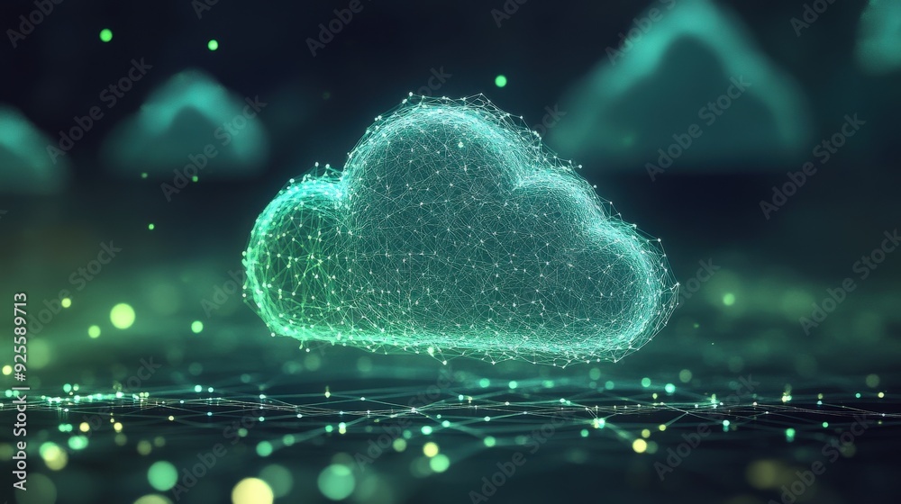 digital Cloud Server Green digital Cloud Server Green