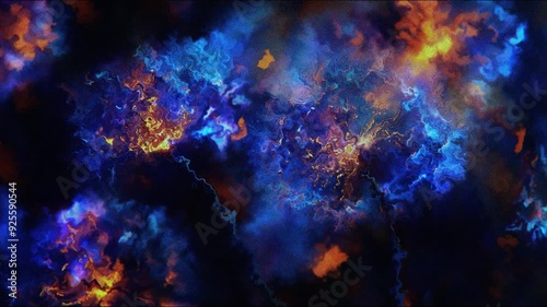 Wallpaper Mural Motion design lines art with grain effect. Abstract glowing dandelion flower. Microorganism life alien fireworks. Concept weed art. Torontodigital.ca