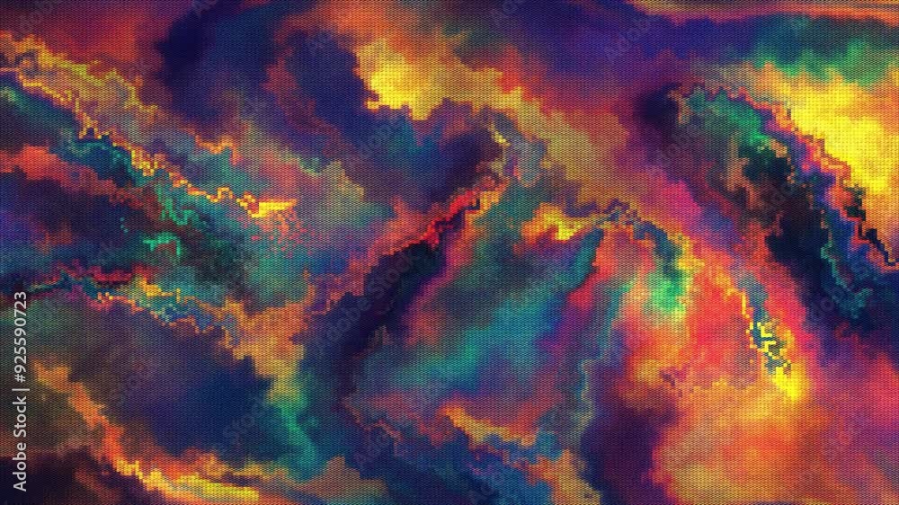 Vibrant Abstract Pixel Colorful Art with Grain Effect. Digital Illustration, Modern Artistic Expression. Vibrant Abstract Pixel Colorful Art with Grain Effect. Digital Illustration, Modern Artistic Expression.