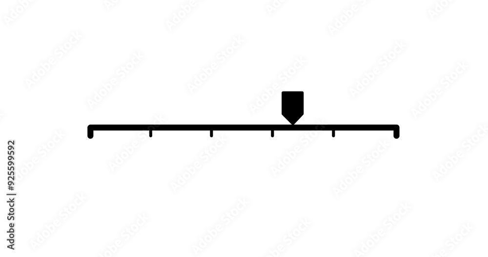 Simple infographic element - timeline icon animation. Timeline concept ...