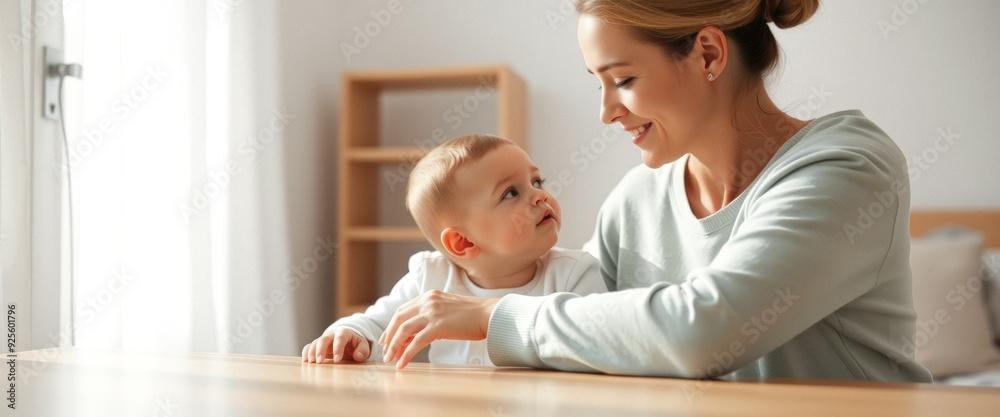 © Rysak - Mother and child bonding over a table © Rysak - Mother and child bonding over a table