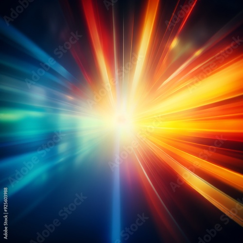 abstract background with rays