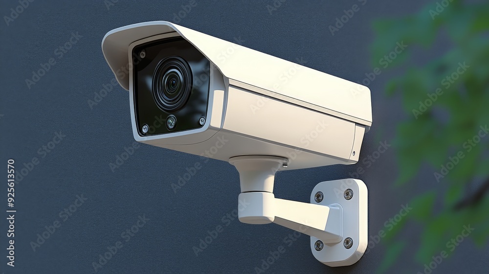 3D render of modern security camera 3D render of modern security camera