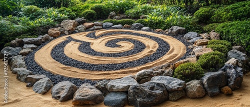 Taijitu Zen Garden Taoism Religion Spiritual Symbol