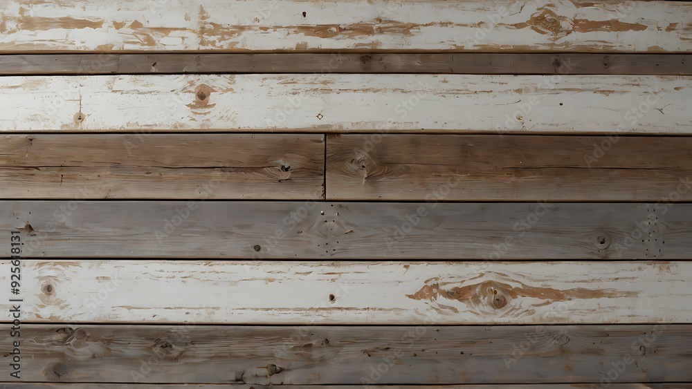 Obraz premium Wooden background abstract, 3d textured brown planks surface or wall