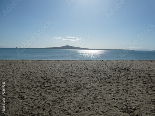 View of Rangitoto Island. photo