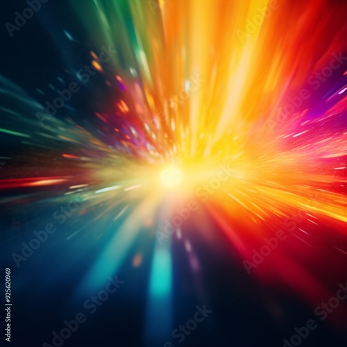 abstract background with rays